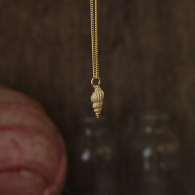 St. Martin's whelk - solid 9ct gold