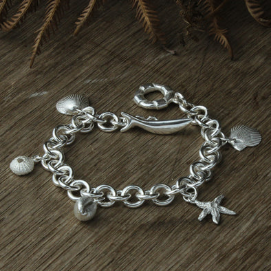 Wrist chain No. 1 with five charms