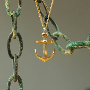 Anchor - solid 9ct gold version