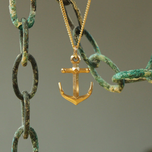 Anchor - solid 9ct gold version