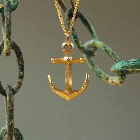 Anchor - solid 9ct gold version