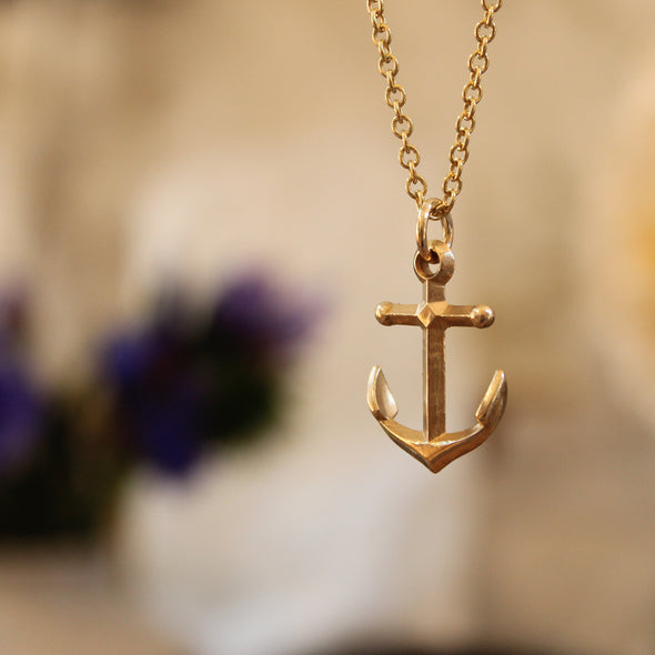 Anchor - solid 9ct gold version