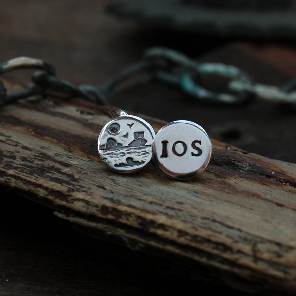 Ring of islands - boat cufflinks