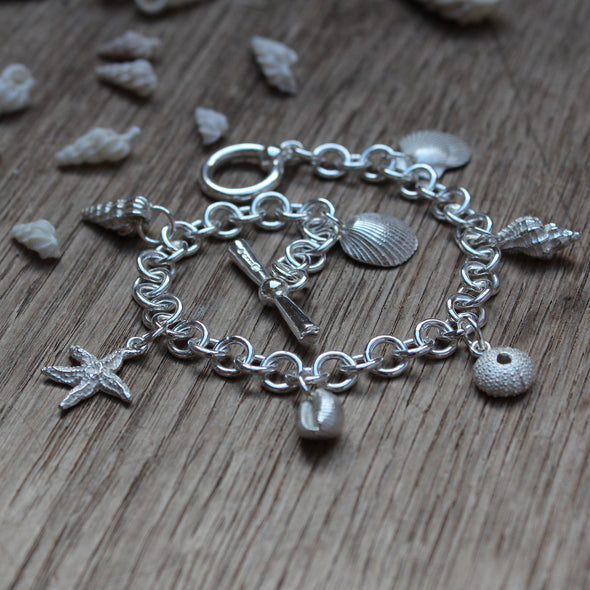 An island beachcomber wrist chain