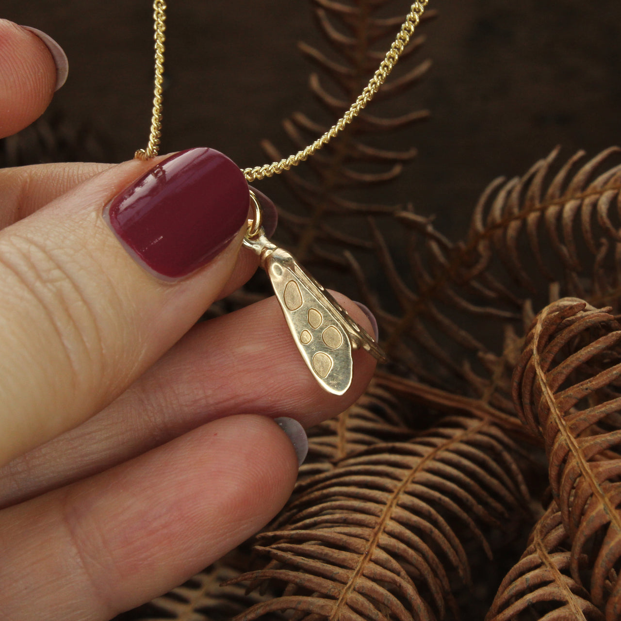 Moth - small gold version