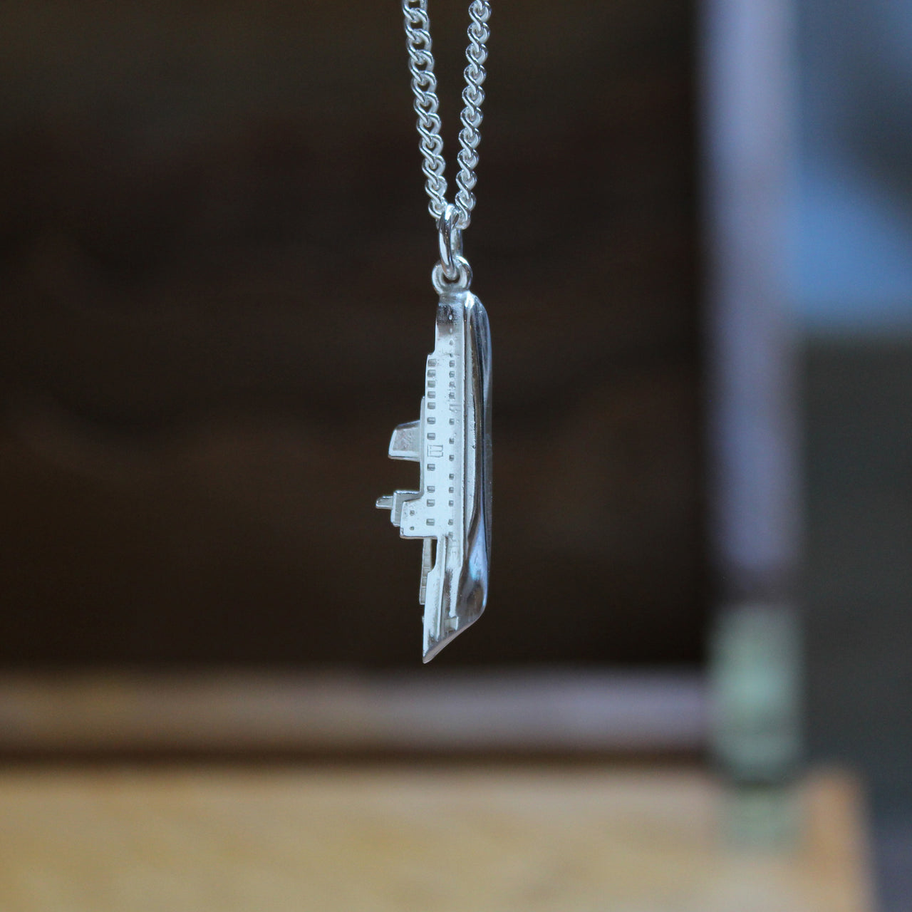 Scillonian III charm - Large version, silver