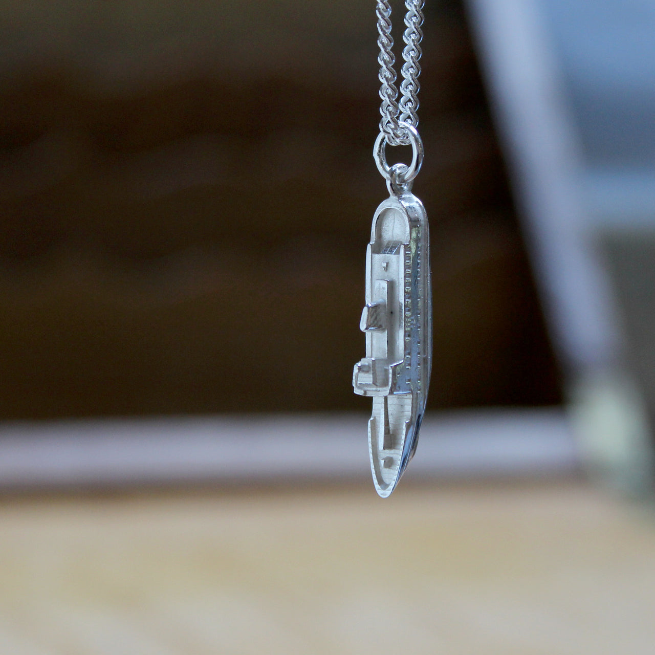 Scillonian III charm - Large version, silver