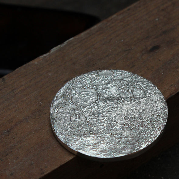 Super moon coin - light side, silver