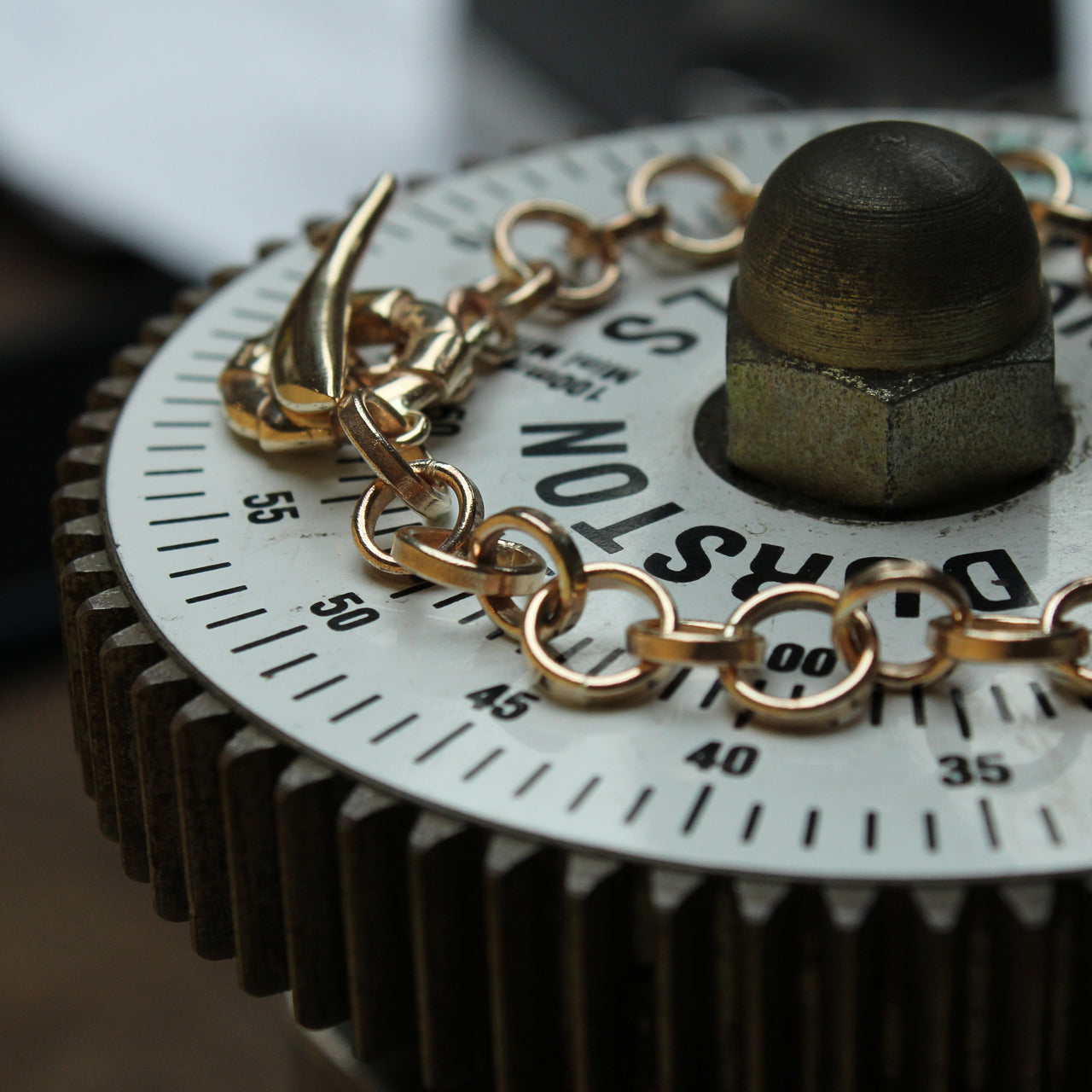 Gold wrist chain - No 3 with fish & buoy