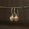 Blackberry hooks - small - solid 9ct gold
