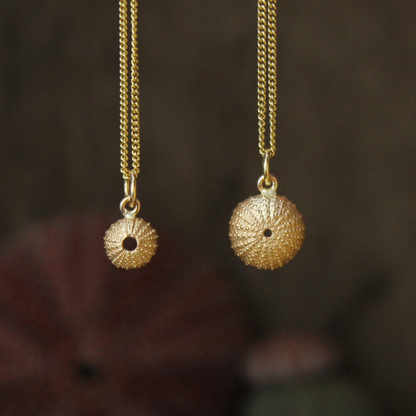 Tresco urchin - solid 9ct gold