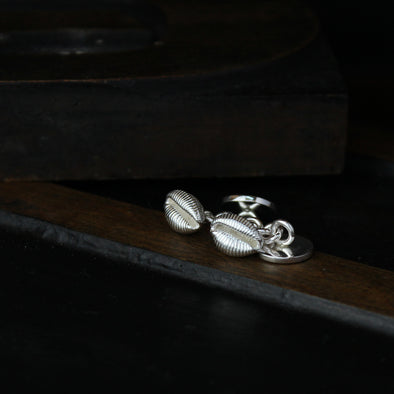 St. Martin's cowrie cufflinks