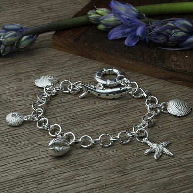Wrist chain No. 2 with five charms