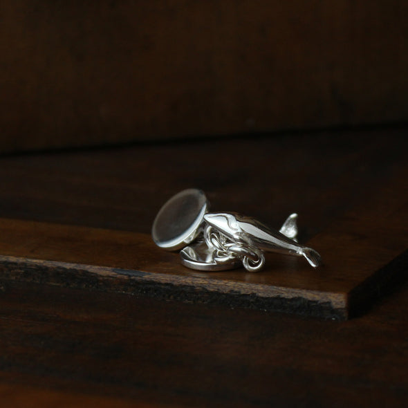 Whale cufflinks