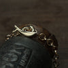 Gold wrist chain No. 2 with fish and buoy fastener - solid 9ct gold