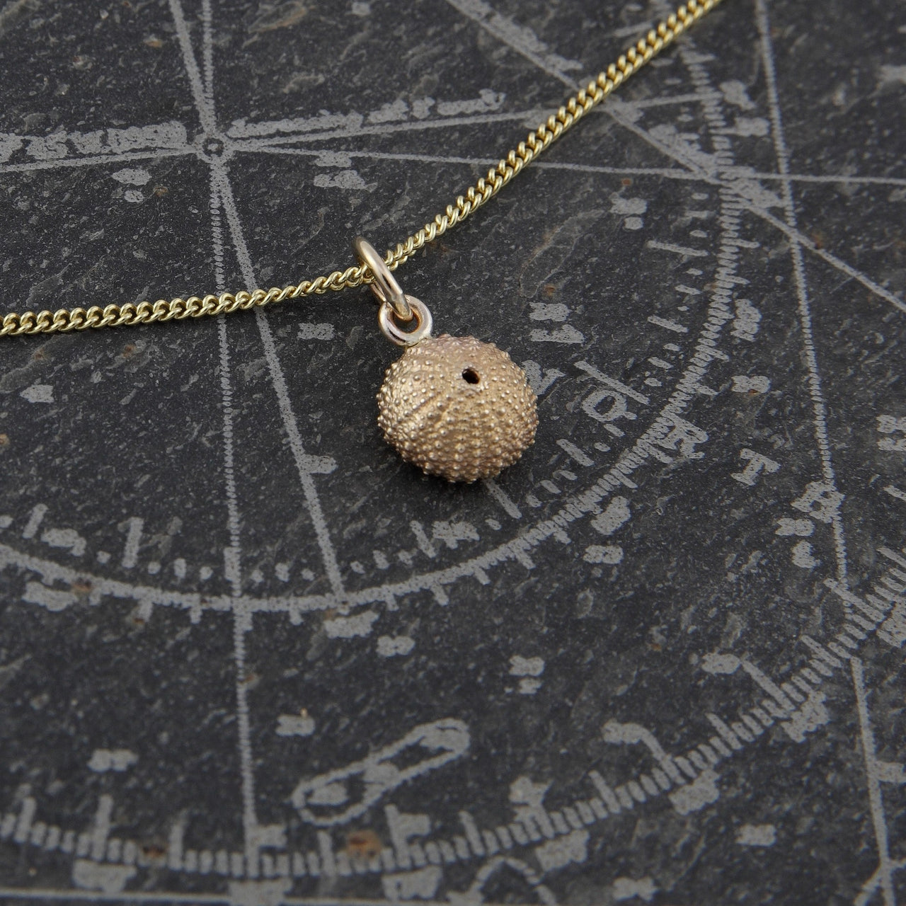 Urchin -little St Martin's - solid 9ct gold